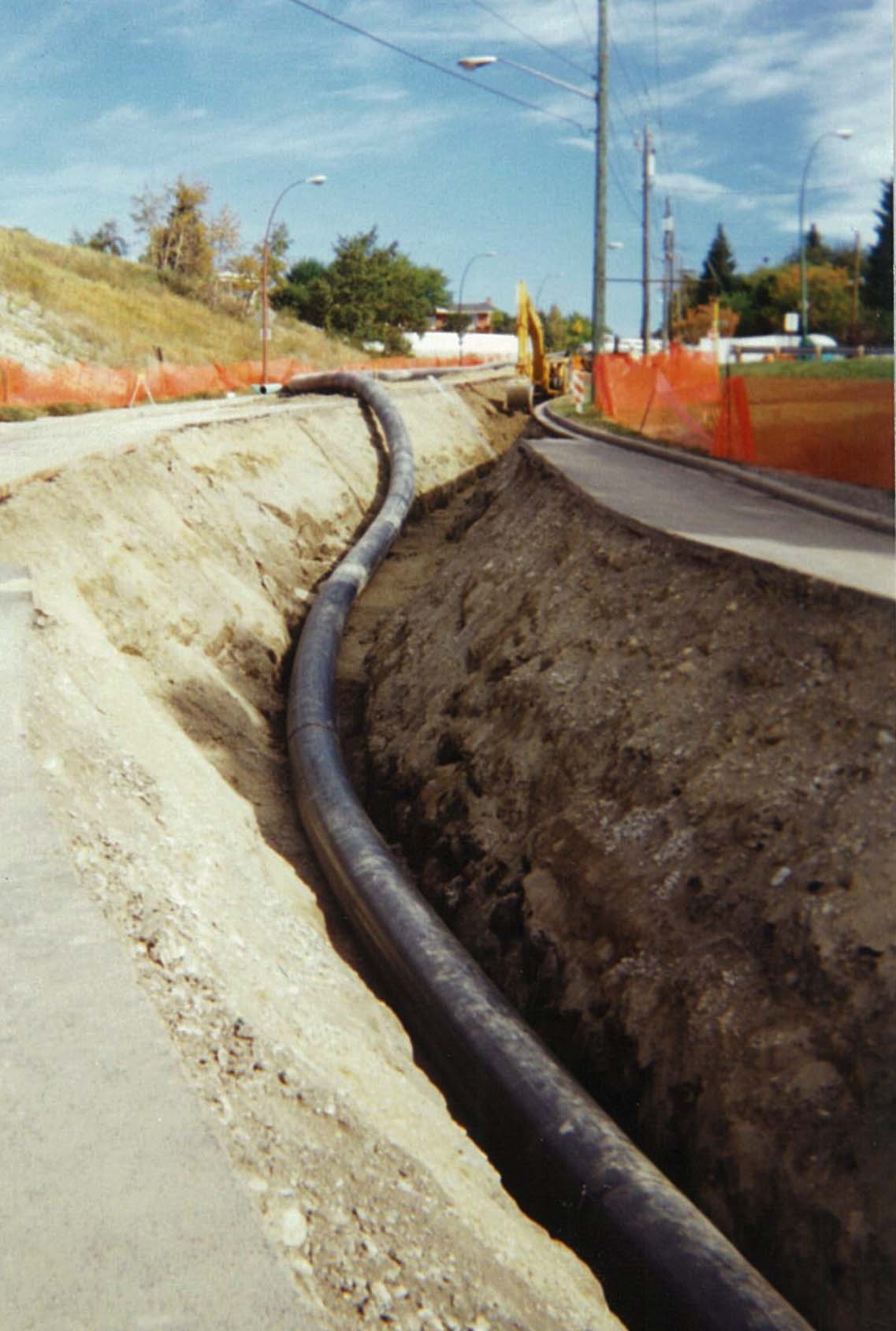 HDPE Water Main project for the City of Calgary 